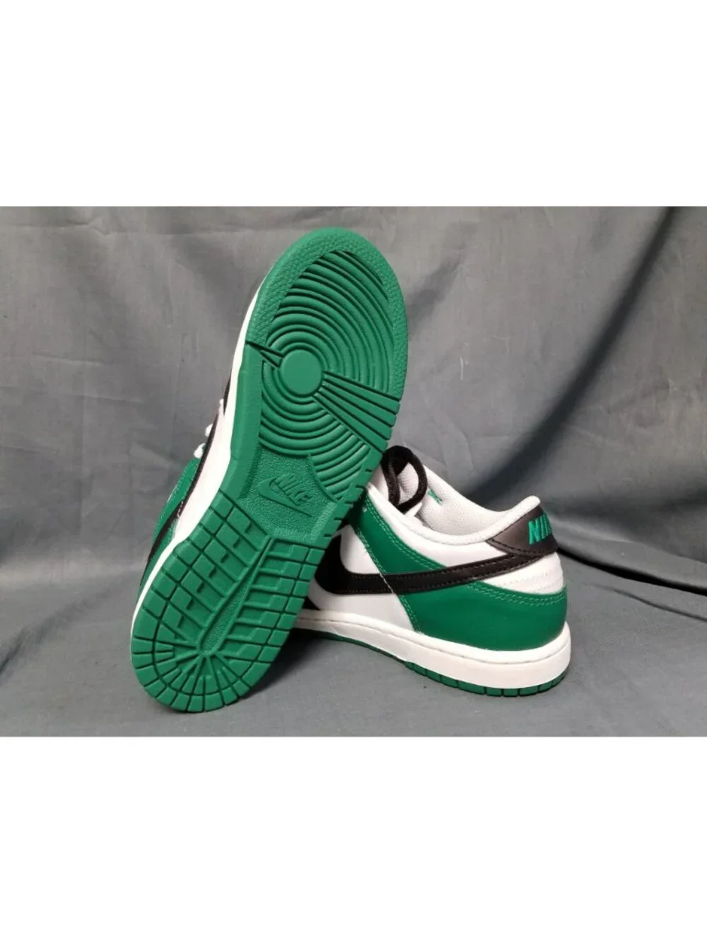 Nike Dunk Low RP (PS) Sneakers White/Black/Green Kids Size 3Y BRAND NEW NO BOX!